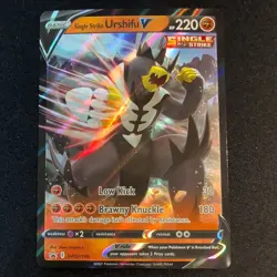 Single Strike Urshifu V Pokemon Sword & Shield SWSH106 Black Star Promo NM - Image 1