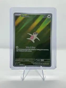 Pokemon Slakoth 212/191 SV08: Surging Sparks Illustration Rare Full Art Holo - Image 1