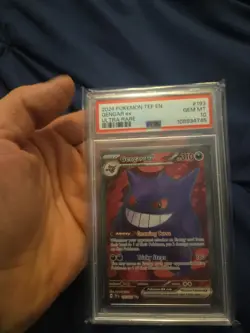 2024 Pokemon SV Temporal Forces TEF EN Gengar ex #193/162 PSA 10 - Image 2