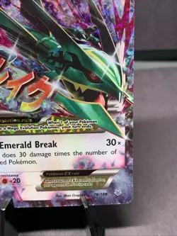 Pokemon TCG M Rayquaza EX 76/108 Celebrations: Classic Collection Full Art Holo - Image 4