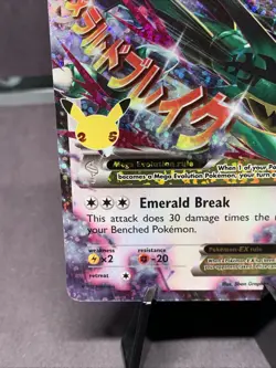 Pokemon TCG M Rayquaza EX 76/108 Celebrations: Classic Collection Full Art Holo - Image 5