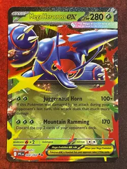 Mega Heracross ex - 004/094 - Pokemon ME02: Phantasmal Flames Double Rare - Image 1