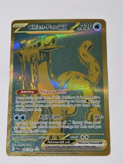 Pokemon TCG Chien-Pao ex Scarlet & Violet: Paldean Fates 242/091 Holo - Image 1