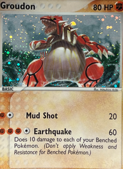 Pokemon 2004 EX Hidden Legends-Groudon 102/101 Secret Rare Holo -NM - Image 2