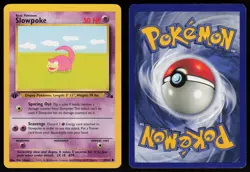 Slowpoke 55/62 Common Fossil Unlimited Pokemon - Image 3