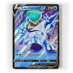 Pokemon - Ice Rider Calyrex V Snowflake Stamp - 045/198 - Holiday Calendar Promo - Image 1