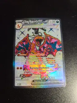 Pokemon TCG Charizard EX Obsidian Flames Holo Ultra Rare Card 215/197 - Image 1