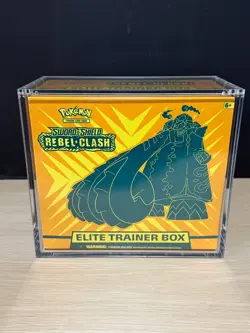 POKEMON SWORD AND SHIELD REBEL CLASH SEALED ELITE TRAINER BOX ETB (WITH CASE) - Image 1
