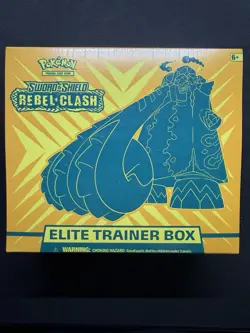 Pokemon TCG Sword and Shield Rebel Clash Elite Trainer Box ETB Sealed - Image 1