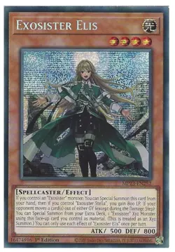 MP23-EN252 Exosister Elis - Prismatic Secret Rare 1st Edition Yugioh Mint - Image 1