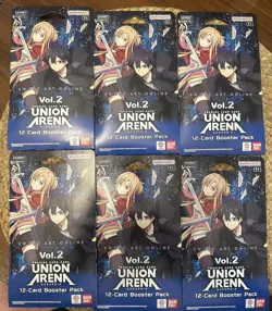 6 Union Arena CCG: Sword Art Online Vol.2 Booster Box (UEX06BT) SEALED ENGLISH - Image 1