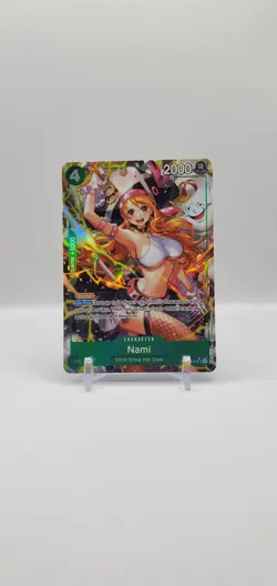 Nami (Alternate Art) OP14-031 OP14 One Piece The Azure Sea's Seven - Image 1