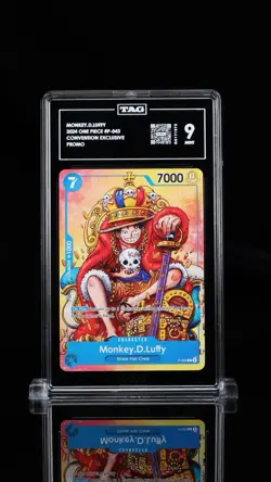 2024 ONE PIECE MONKEY D. LUFFY TAG 9 PROMO CONVENTION EXCLUSIVE #043 - Image 1
