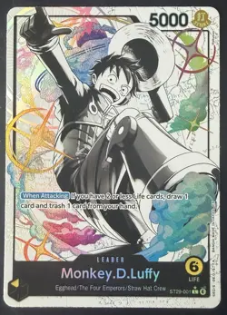 One Piece Monkey.D.Luffy (001) (Parallel) ST29-001 Starter Deck 29: Egghead Foil - Image 2
