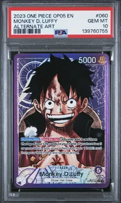 Monkey.D.Luffy (060) (Alternate Art) OP05-060 Awakening of the New Era Foil - Image 1