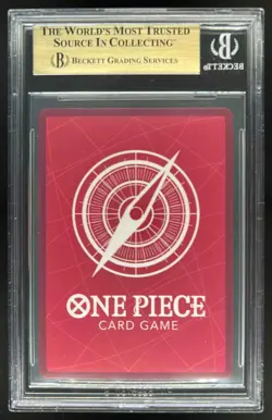 2023 One Piece Pillars Japanese Portgas D. Ace L PAR Alt Art #OP03-001 BGS 10 - Image 2