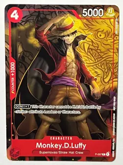 Monkey.D.Luffy P-007 PROMO Tournament Pack Vol. 1 One Piece English - Image 1