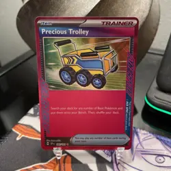 Precious Trolley 185/191 Surging Sparks ACE SPEC Rare Holo Pokemon TCG 2024 NM/M - Image 1