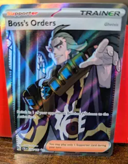Pokemon Boss's Orders Full Art 248/193 Sv02: Paldea Evolved NM - Image 1
