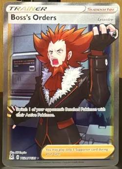 Pokemon Boss's Orders TG24/TG30 Swsh11 Lost Origin Trainer Gallery Full Art Holo - Image 1