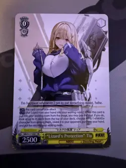 Weiss Schwarz - GODDESS OF VICTORY: NIKKE "Lizard's Protection" Tia (RR) - Image 1
