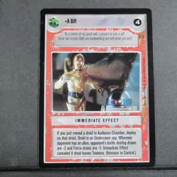 Jabba's Palace - Star Wars CCG Customizeable Card Game SWCCG ~ Singles - Image 5