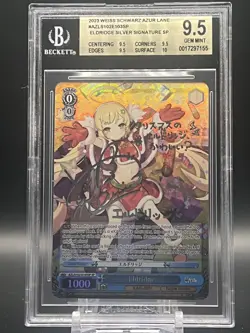 Weiss Schwarz Eldridge SP Azur Lane - AZL/S102-E103SP Silver Sig BGS 9.5 - Image 1