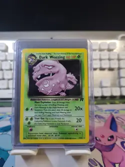 Pokemon TCG Dark Weezing 14/82 Team Rocket Holo Rare - Unlimited - WOTC Vintage - Image 1