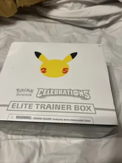 Pokemon TCG: 25th Anniversary Celebrations Elite Trainer Box (2021) Small Tear - Image 1
