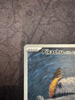Pikachu with Grey Felt Hat SVP 085 Van Gogh Museum Promo Pokemon Card - Image 3