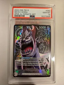 Gecko Moria OP06-080 PSA 10 ALT ART LEADER One Piece Wings Of The Captain - Image 1