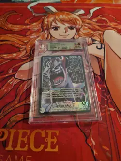 Gecko Moria Alt Art Leader OP06-080 One Piece TCG Wings Of The Captain BGS 9.5 - Image 1