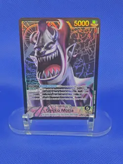 One Piece Wings of the Captain Gecko Moria OP06-080 Alternate Alt Art Leader NM - Image 1