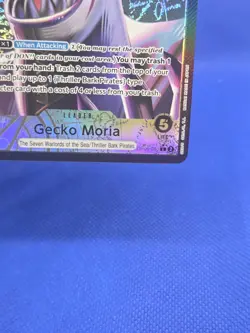 One Piece Wings of the Captain Gecko Moria OP06-080 Alternate Alt Art Leader NM - Image 5