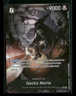 Gecko Moria (086) (Alternate Art) OP06-086 One Piece Wings of the Captain SR NM - Image 1