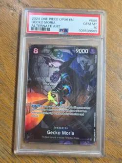 Gecko Moria OP06-086 Alt Art Wings of the Captain One Piece CCG - PSA 10 - Image 1
