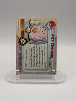 CHANSEY #113 - Topps Blue Logo - TV Animation - NON-HOLO - POKEMON CARD - NM/M - Image 2