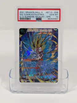 SS2 Son Gohan Astonishing Strike SPR PSA 10 FOIL Dragon Ball Super Card GEM MINT - Image 1