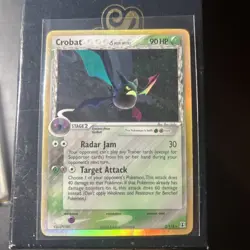 Pokemon TCG Crobat EX Delta Species Holo Rare Card 2/113 - Image 1