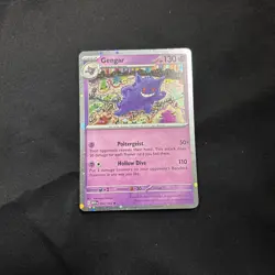 Pokemon TCG Gengar Cosmic Holo Rare Card 094/165 - Image 1
