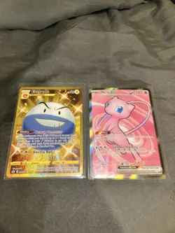 Pokemon TCG 2 Card Lot Mew Ex 193/165, Electrode 222/198 - Image 1