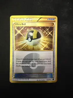 Pokemon Ultra Ball Plasma Freeze 122/116 Secret Rare Card Gold - Image 1