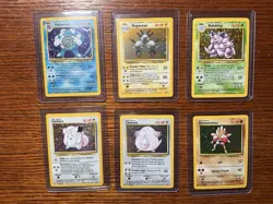 Lot of 6 Different Holo Base Set Cards 3 5 7 9 11 13 Pokemon Cards NM Near Mint - Image 1