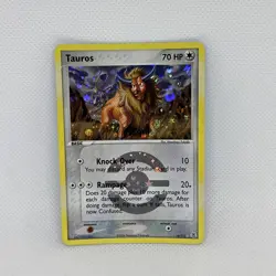 Pokemon Card - Tauros FireRed & LeafGreen 16/112 Reverse Holo Rare NM-MINT - Image 1