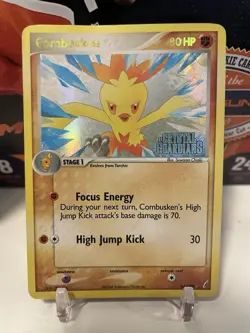 Combusken 16/100 EX Crystal Guardians Pokemon Card Reverse Holo Rare - MP - Image 1