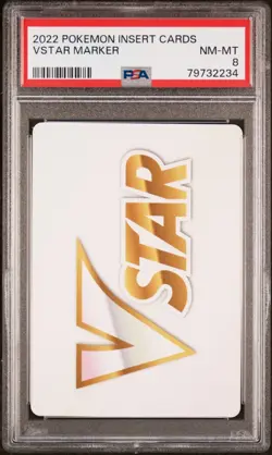 VSTAR Marker PSA 8 - NOT GRADED BY PSA ANYMORE - (Pokemon Insert Cards, 2022) - Image 1