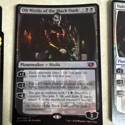 Mtg Commander Lot Of Oversized Cards Kathril Ob Nixilis Nahiri Saskia And Others - Image 4