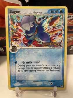 Bagon 43/101 EX Dragon Frontiers Stamped Reverse Holo Pokemon Card MP/LP - Image 1