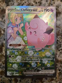 Pokemon TCG Journey Together Lillie's Clefairy EX Card 184/159 - Image 1