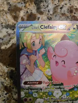 Pokemon TCG Journey Together Lillie's Clefairy EX Card 184/159 - Image 3